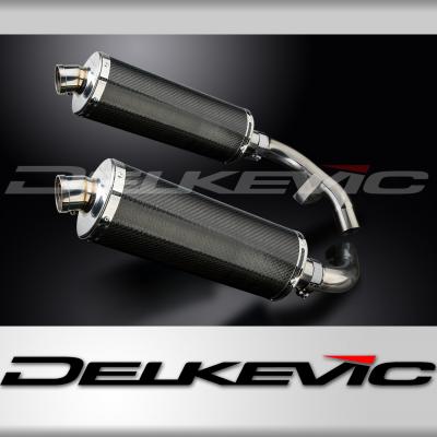 2 x OVAL 350mm CARBON FIBRE S.R.E. SILENCERS ST1100