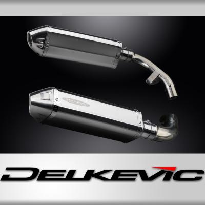 2 x TRI-OVAL 320mm SILENCERS STAINLESS STEEL ST1100 