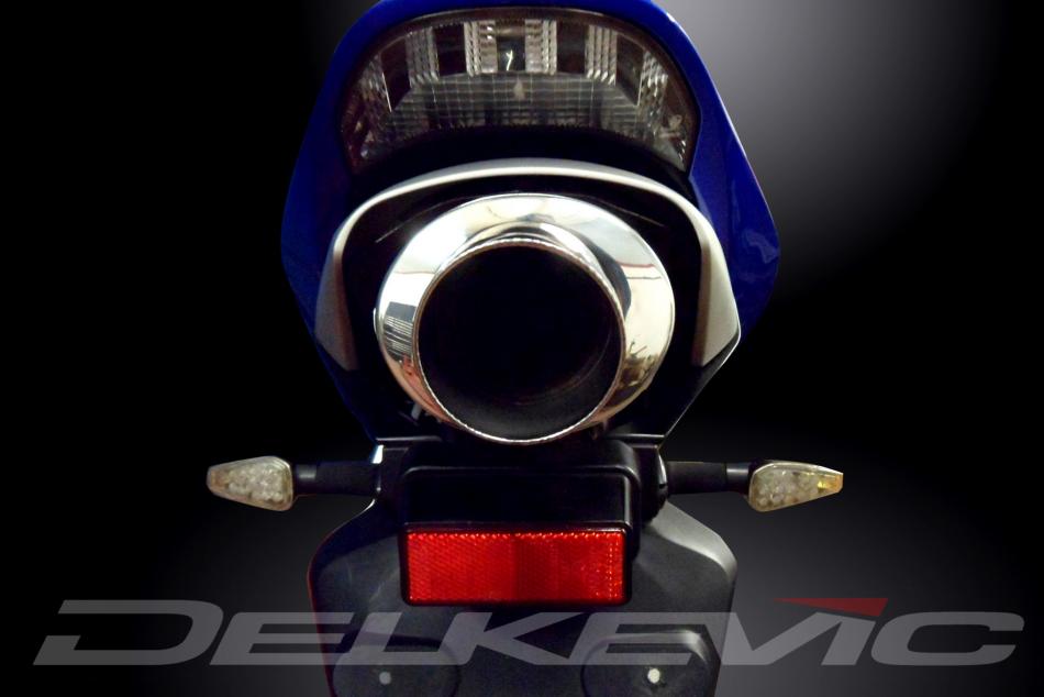 Delkevic UK HONDA CBR600RR 05-06 225mm CARBON RACE SILENCER UNDER SEAT EXHAUST image 4