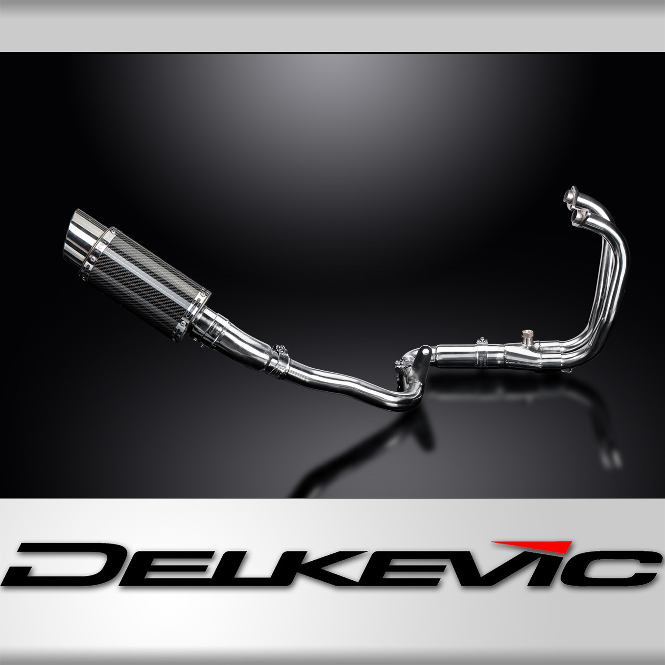 げん Kawasaki Versys-X 300 17-23 Complete Exhaust 2-1 8