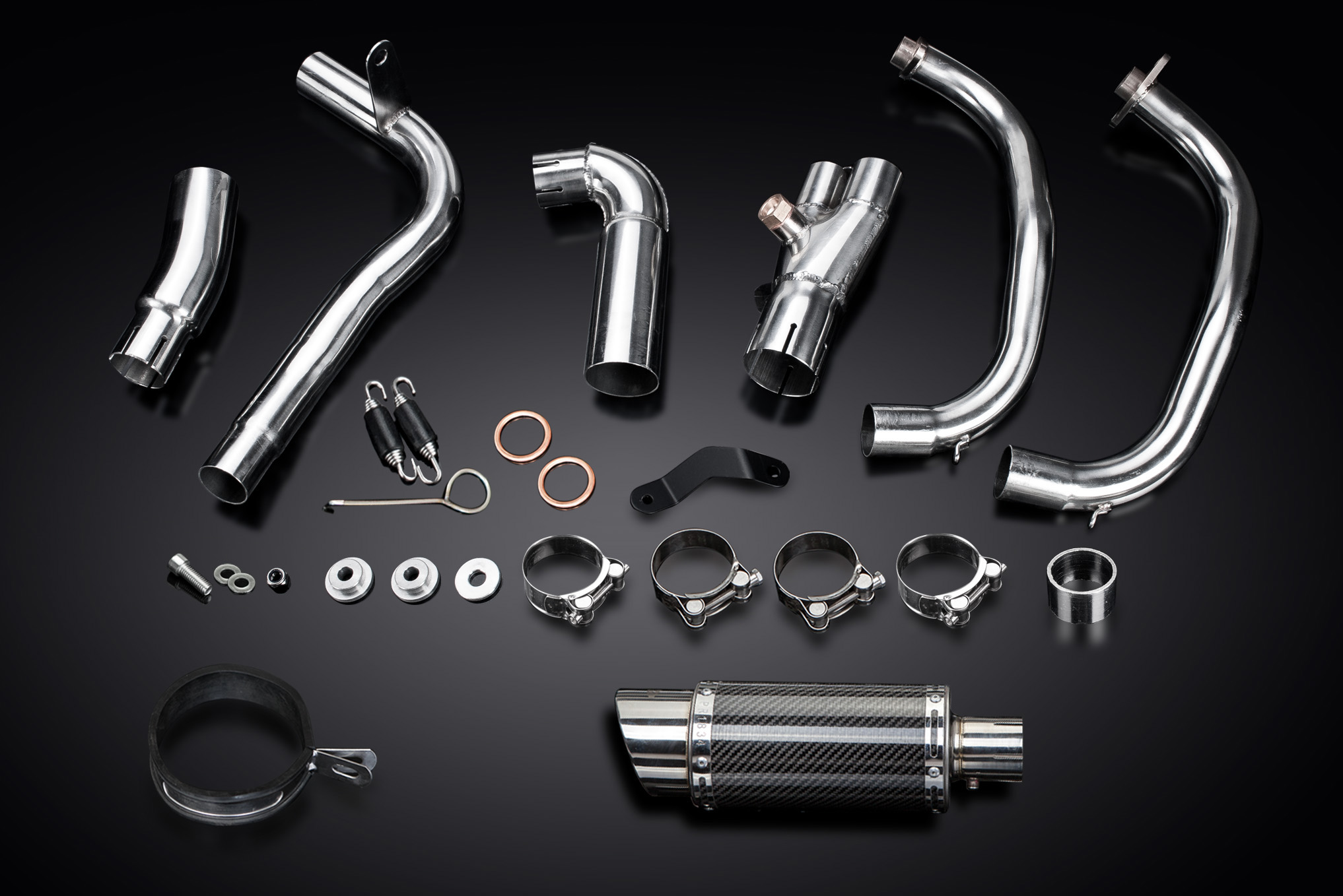 Kawasaki Versys-X 300 17-23 Complete Exhaust 2-1 8