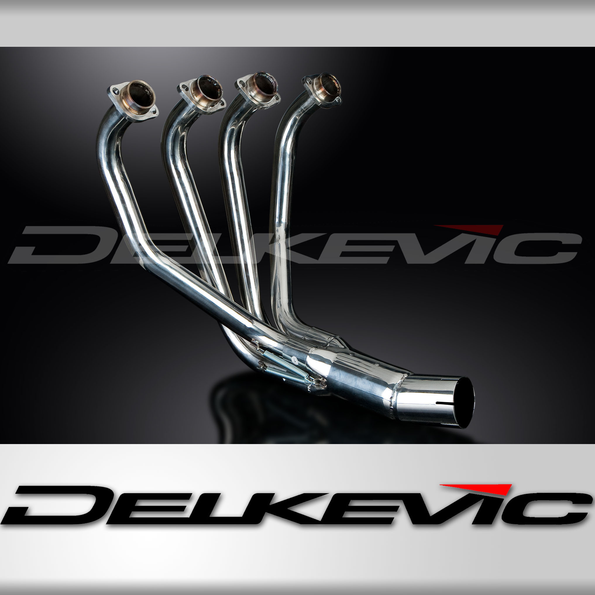 Suzuki GSF1200 Bandit 1995-2005 Delkevic Stainless 4-1 Exhaust