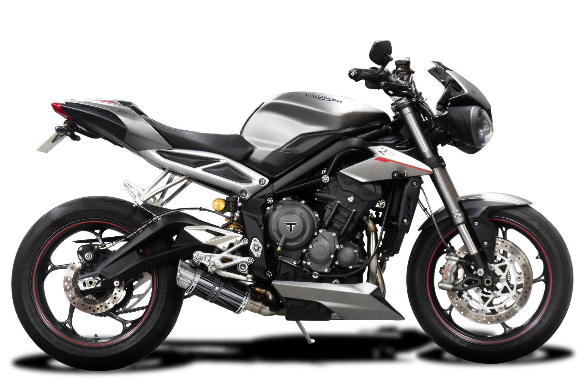 Triumph Street Triple R S RS 17-21 Slip On 8