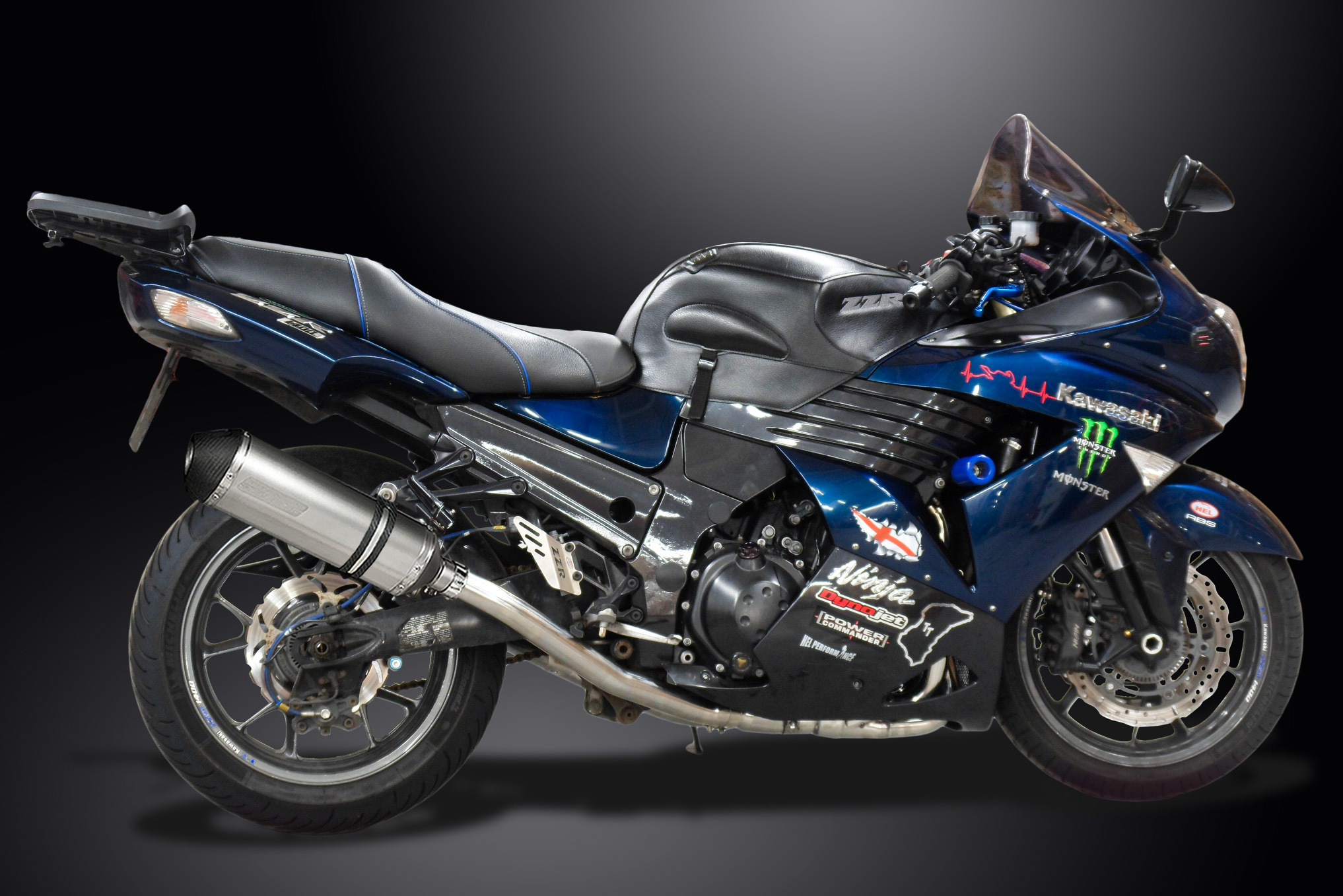 MANICO♥ Kawasaki ZX-14 Ninja 2006-07 Complete Exhaust 4-2 13.5