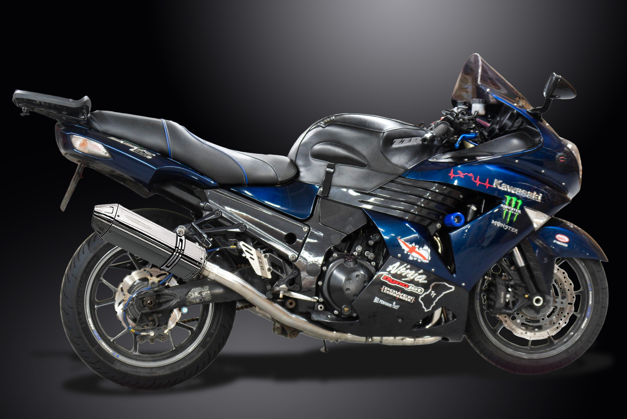 Kawasaki ZX-14 Ninja 06-07 Complete Exhaust 4-2 13