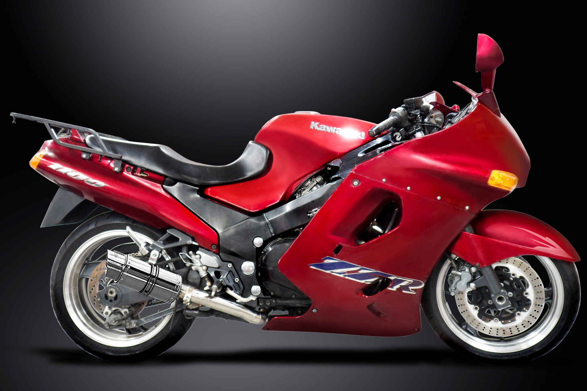 eleven ディビケイトシンフォニー　Size M Kawasaki ZX-11 Ninja 1990-2001 Full Exhaust 4-2 8