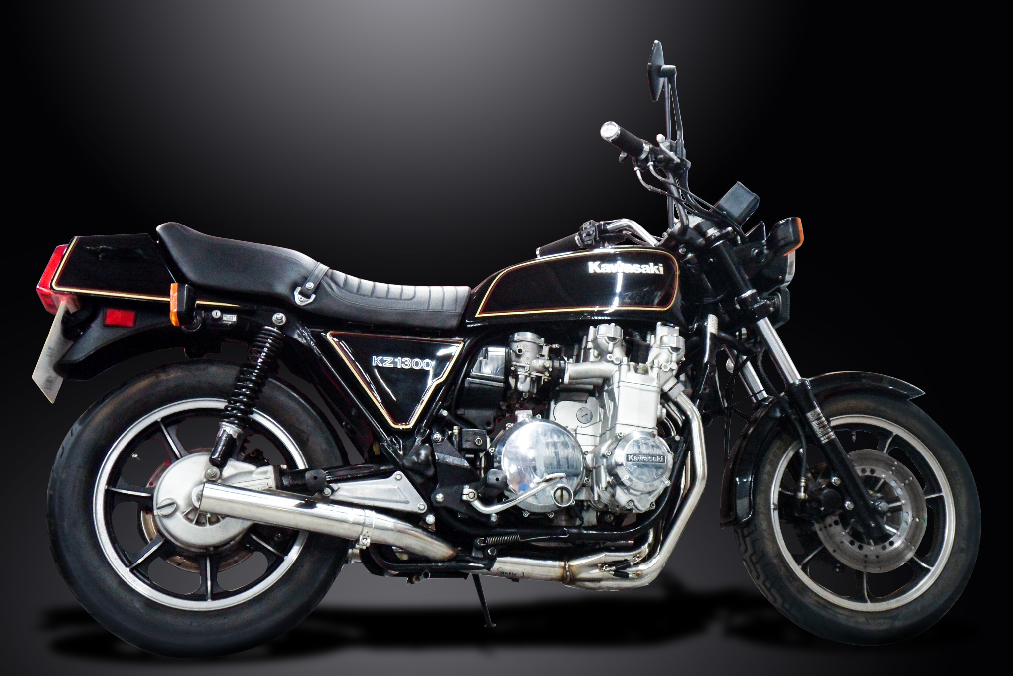 Kawasaki KZ1300 1979-1982 Delkevic Full Exhaust 6-1 Stainless