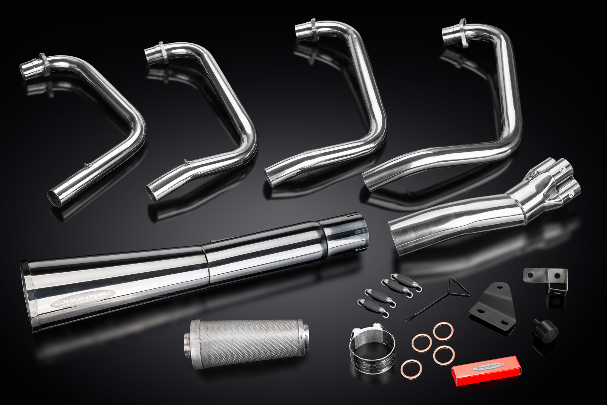 Kawasaki KZ550 F1 Spectre 83 F2 LTD 84 Exhaust 4-1 Stainless