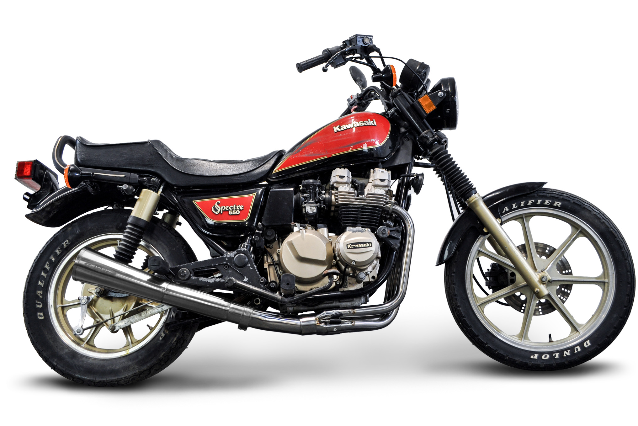 Kawasaki KZ550 F1 Spectre 83 F2 LTD 84 Exhaust 4-1 Stainless