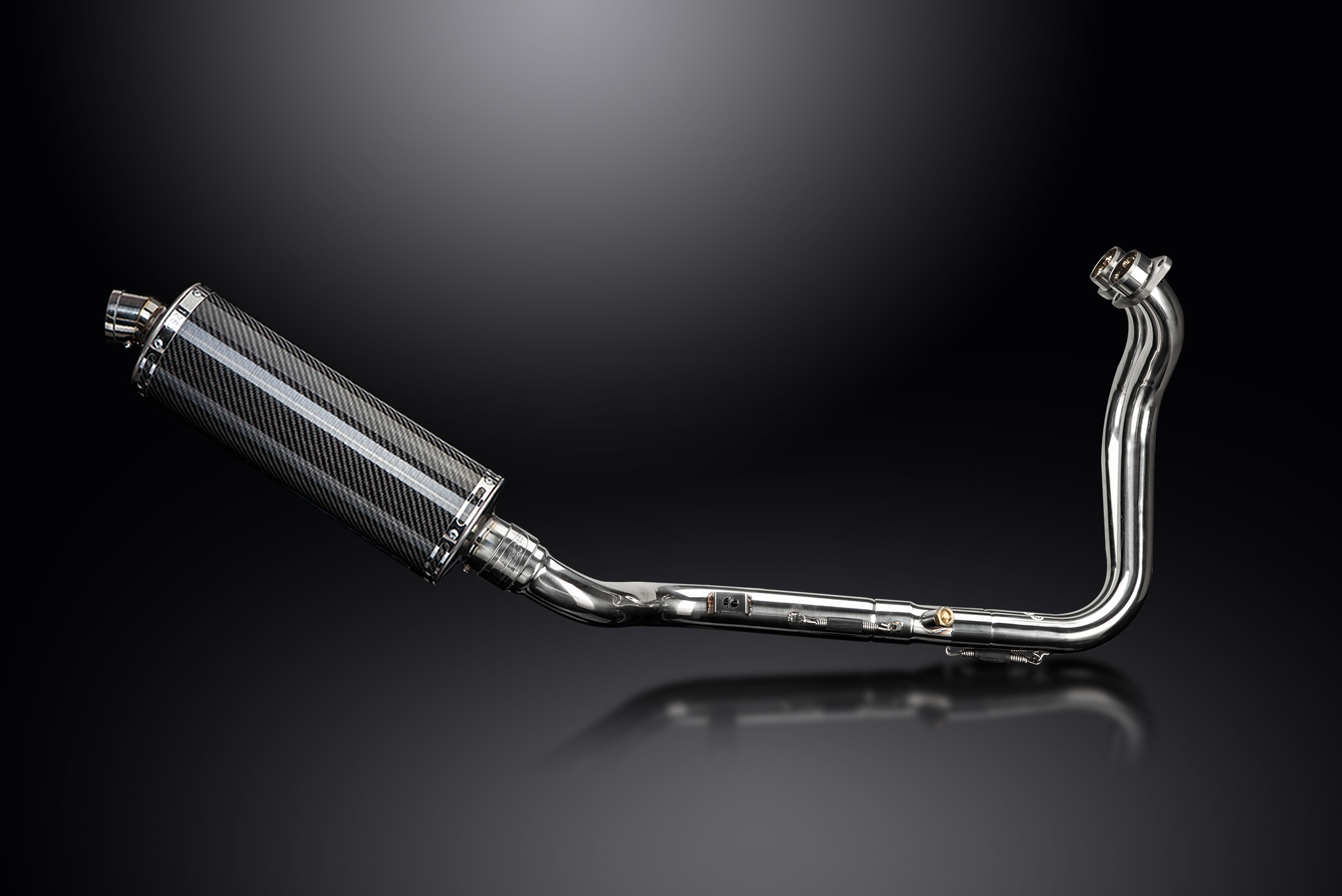 Suzuki GSX-8S 2023-2024 Delkevic Complete Exhaust 2-1 14