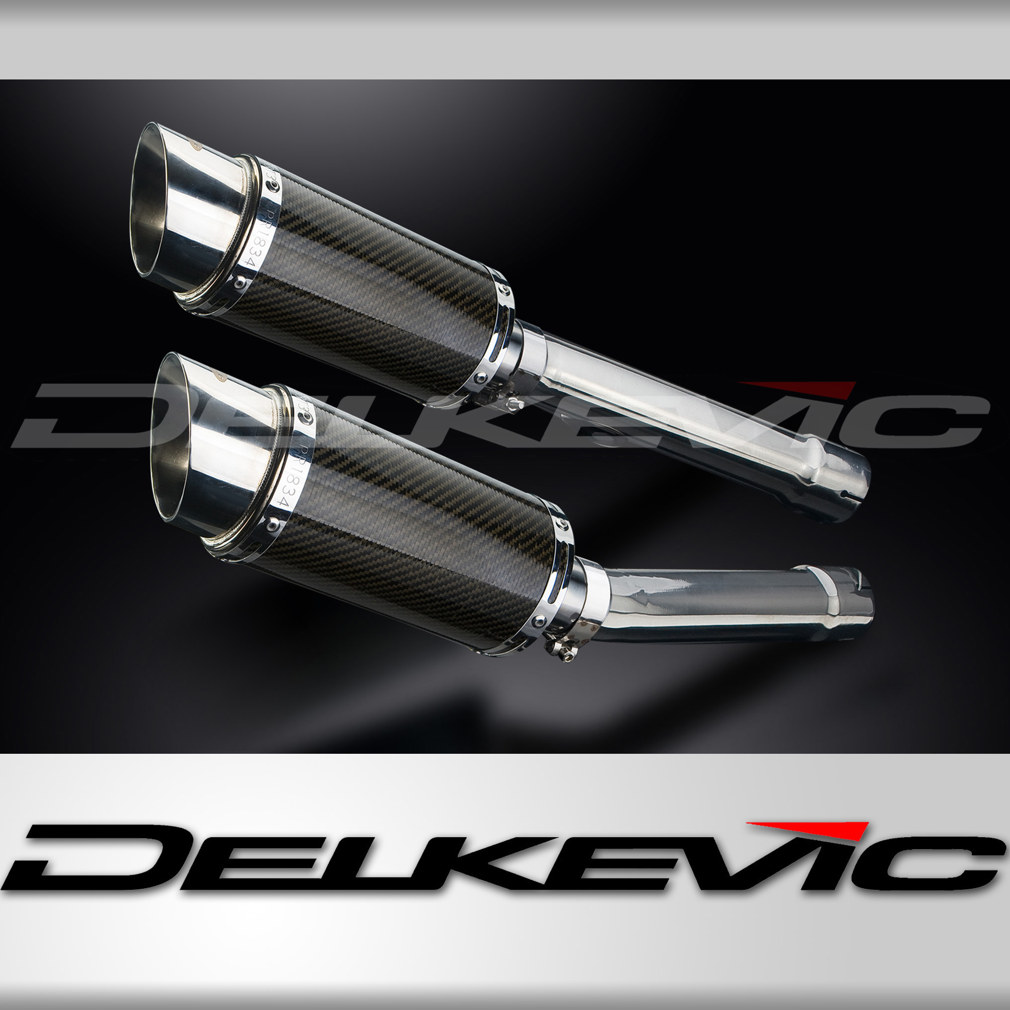 HONDA CBR1100XX BLACKBIRD 96-09 200mm ROUND STAINLESS SILENCER