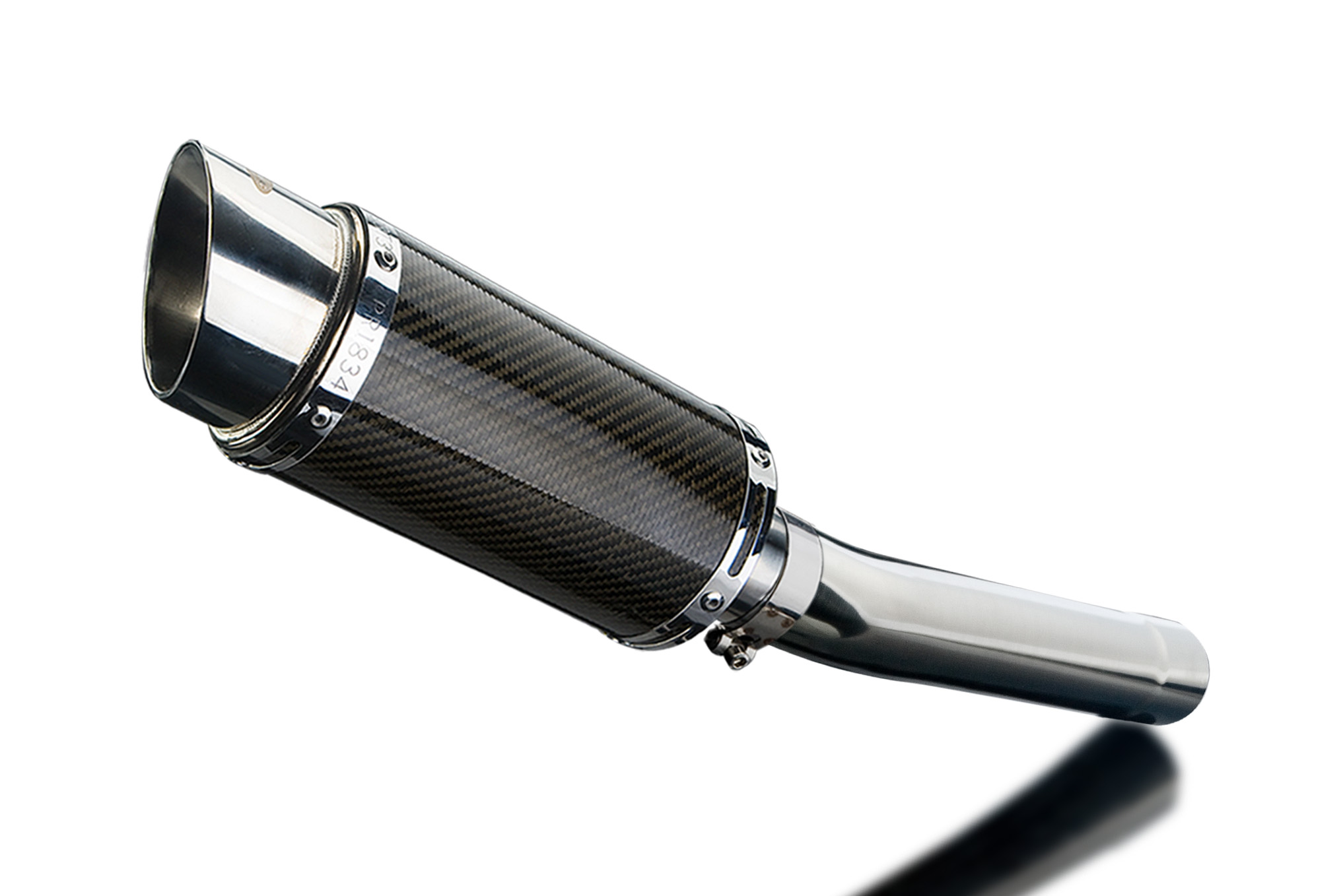 2本 セット KAWASAKI ZX9R NINJA 1994-1997 200mm ROUND CARBON SILENCER