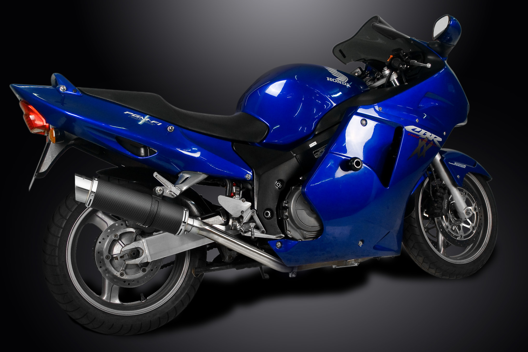 Honda CBR1100XX Blackbird 1996-09 Slip On 14