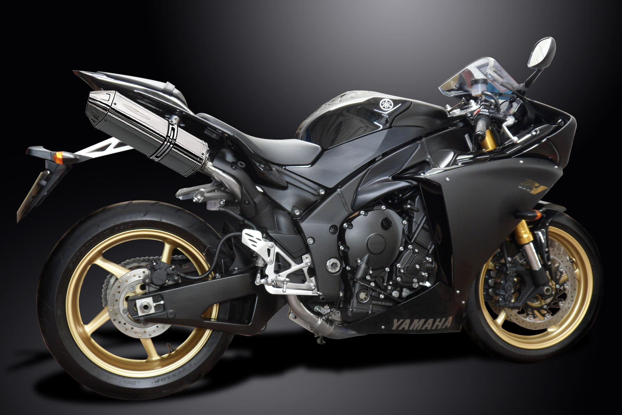 Yamaha YZF-R1 YZFR1 R1 09-14 Slip On 13