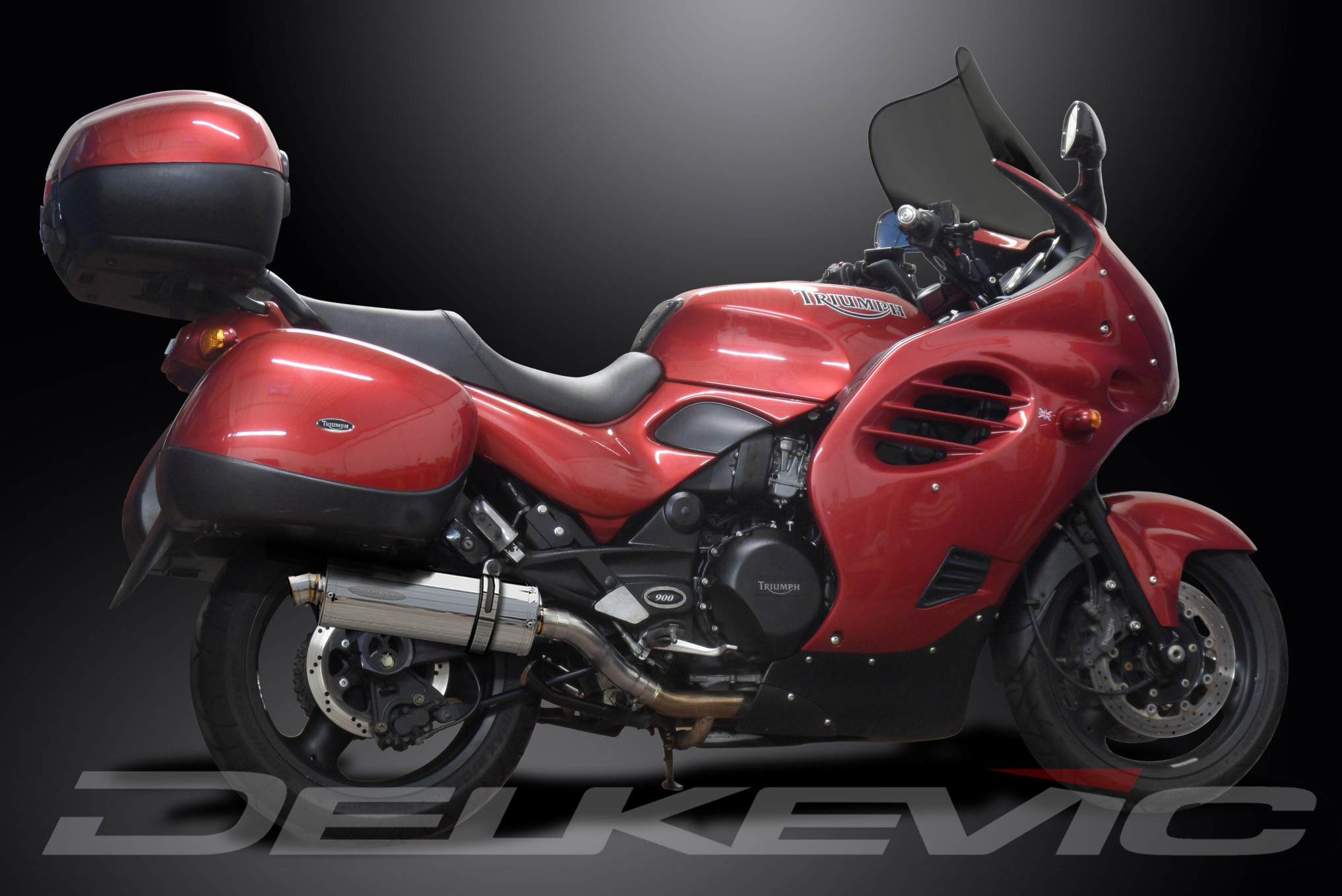 N. ୨୧ Triumph Trophy 900 1996-2002 Slip On 14