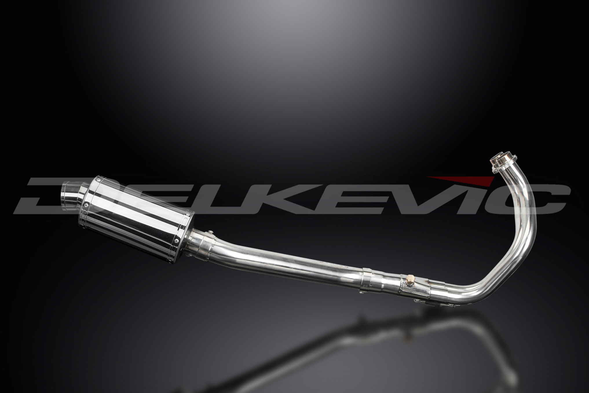 YAMAHA MT07 1420 FULL EXHAUST SYSTEM 225mm STAINLESS OVAL SILENCER eBay