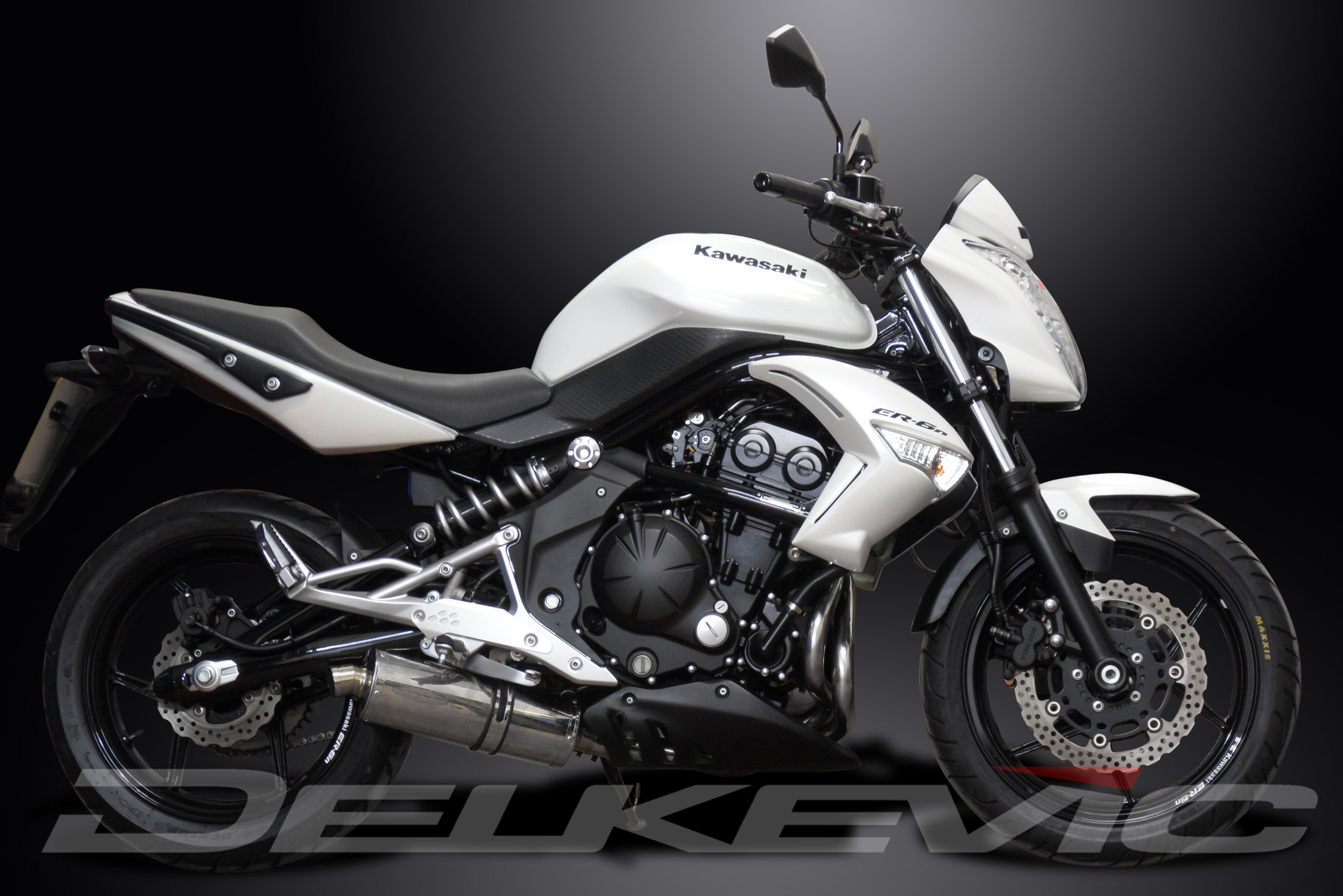 Kawasaki ER-6N 09-11 Delkevic Full 2-1 Exhaust 14