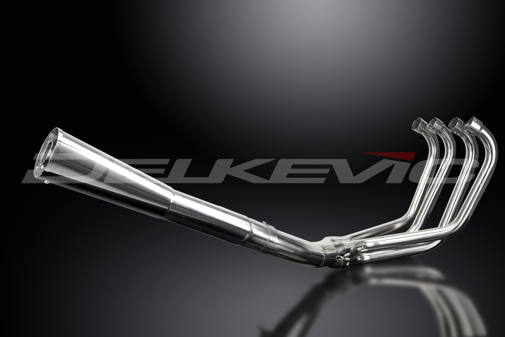 HONDA CB750 SOHC 19691976 41 FULL MEGAPHONE STAINLESS EXHAUST SYSTEM