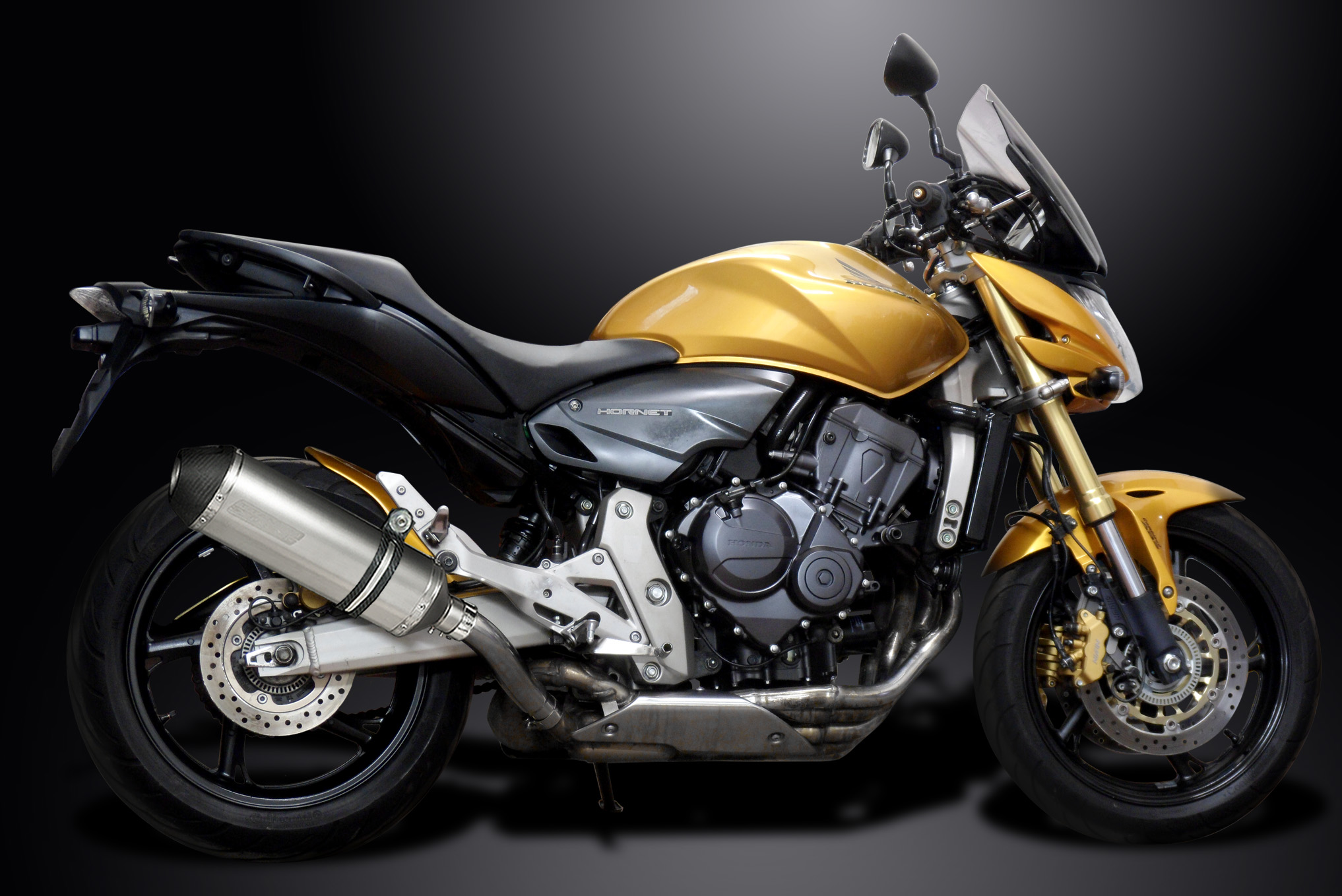 HONDA CB600F 20072014 343mm XOVAL TITANIUM BSAU SILENCER EXHAUST KIT eBay