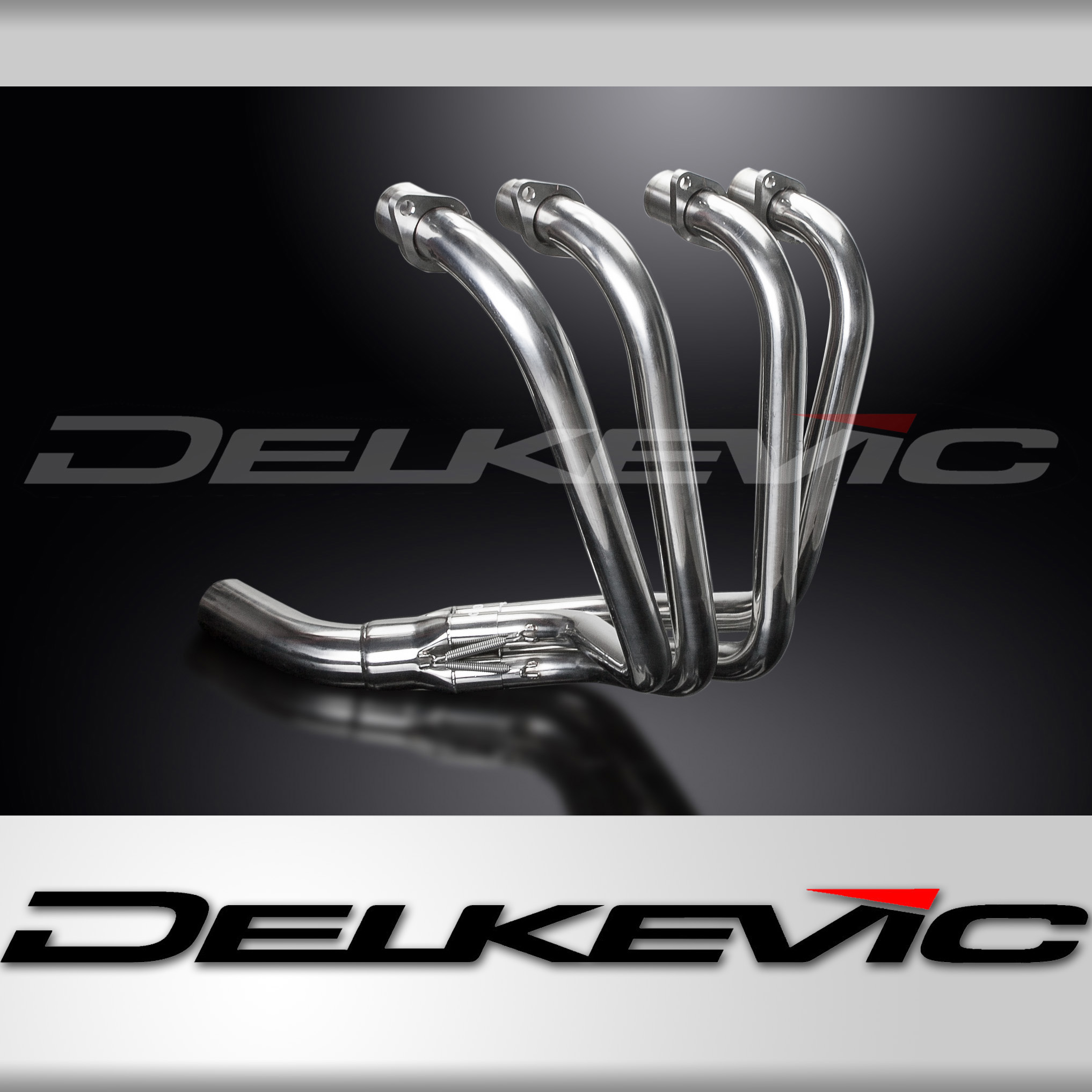 1981-1982 Kawasaki GPZ1100 B1-B2 Delkevic Stainless 4-1 Exhaust