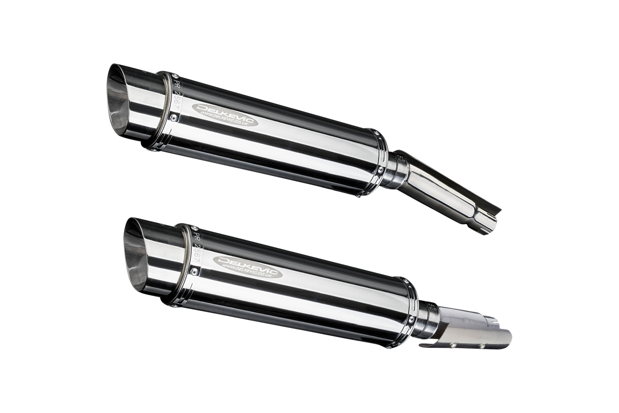 HONDA CB900F 20012009 350MM ROUND STAINLESS EXHAUST SYSTEM eBay