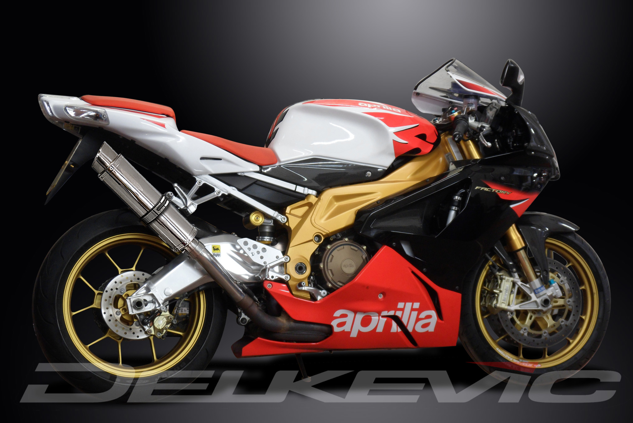 MEKE様 Aprilia RSV1000R Factory 2003-10 Slip On 14