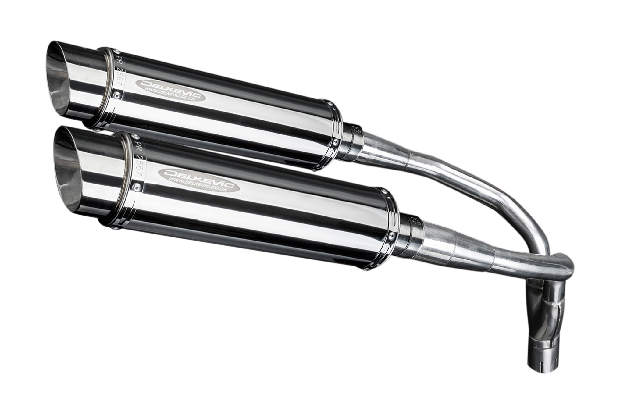 HONDA CB900 20012009 350MM ROUND STAINLESS EXHAUST SYSTEM eBay