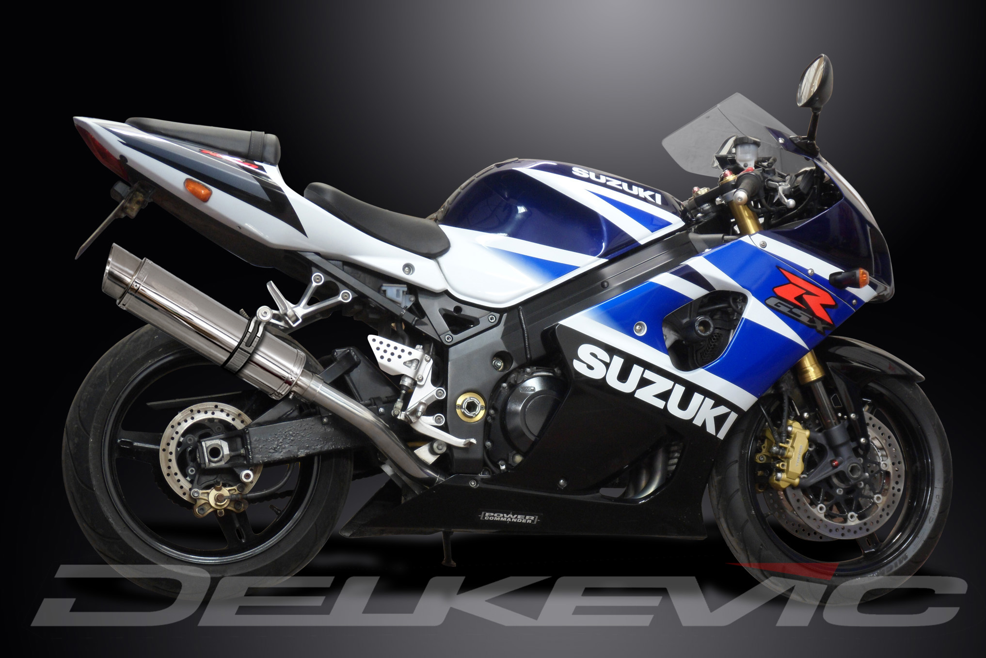 Suzuki GSX-R1000 03-04 Delkevic Slip On 14