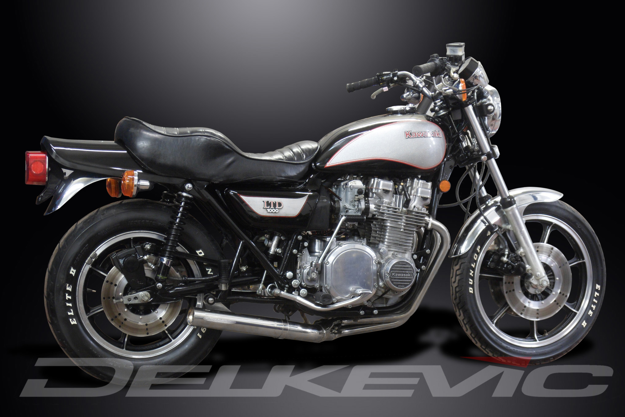 KAWASAKI KZ1000 LTD-B3-B4 1979-1980 FULL 4-1 STAINLESS EXHAUST