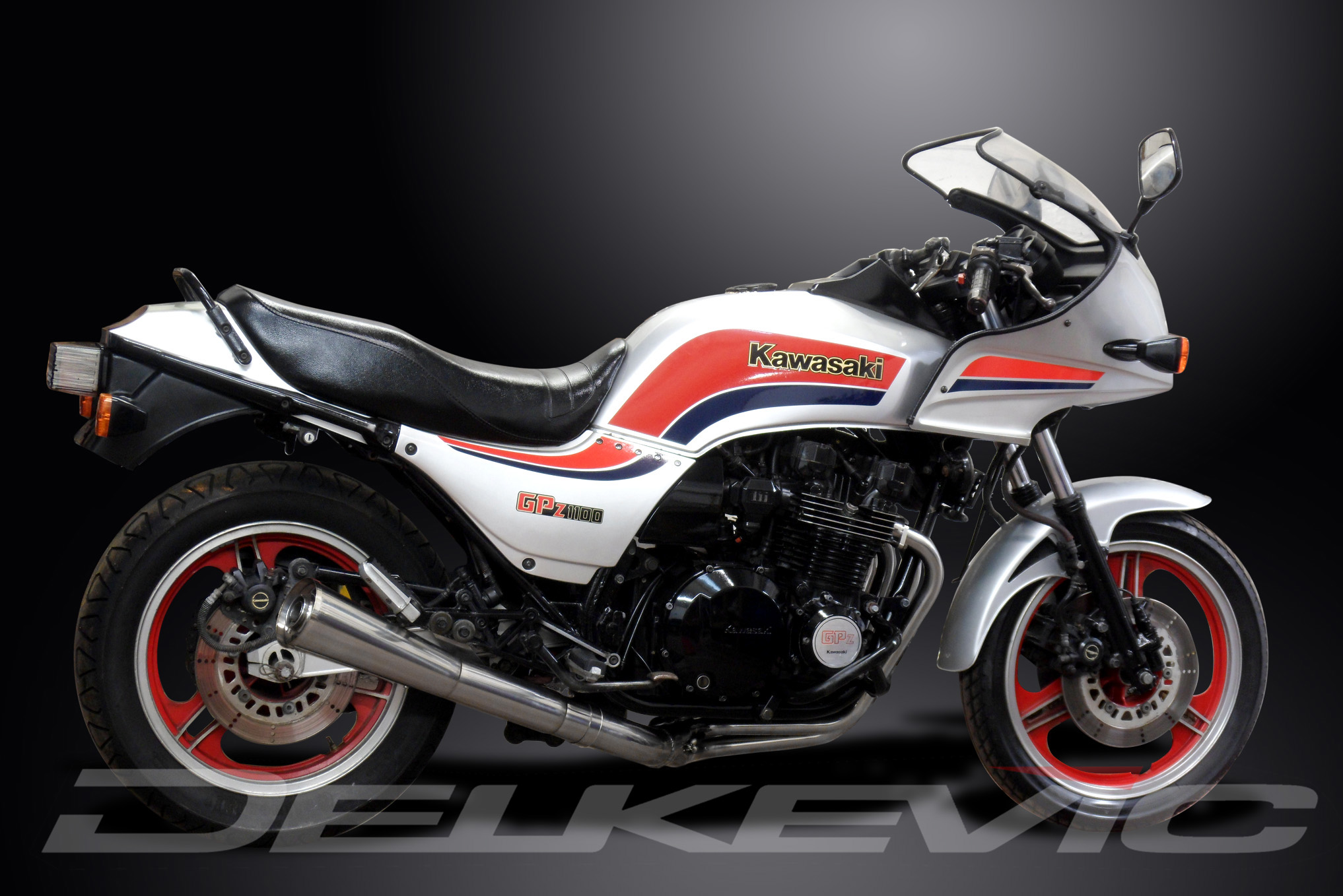 Kawasaki GPZ1100 Uni-Trak ZX1100A 83-84 Exhaust 4-1 Stainless