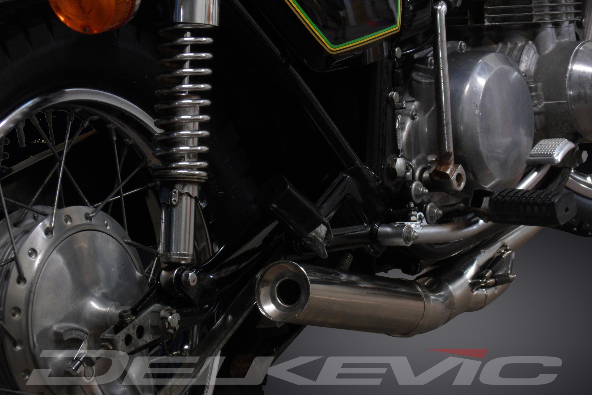 純正　エイプ 50 100 フロントホイール KV7-3 純正黒　12x2.50 ホンダ エイプ50 ホイール | バイクパーツ通販 Webike