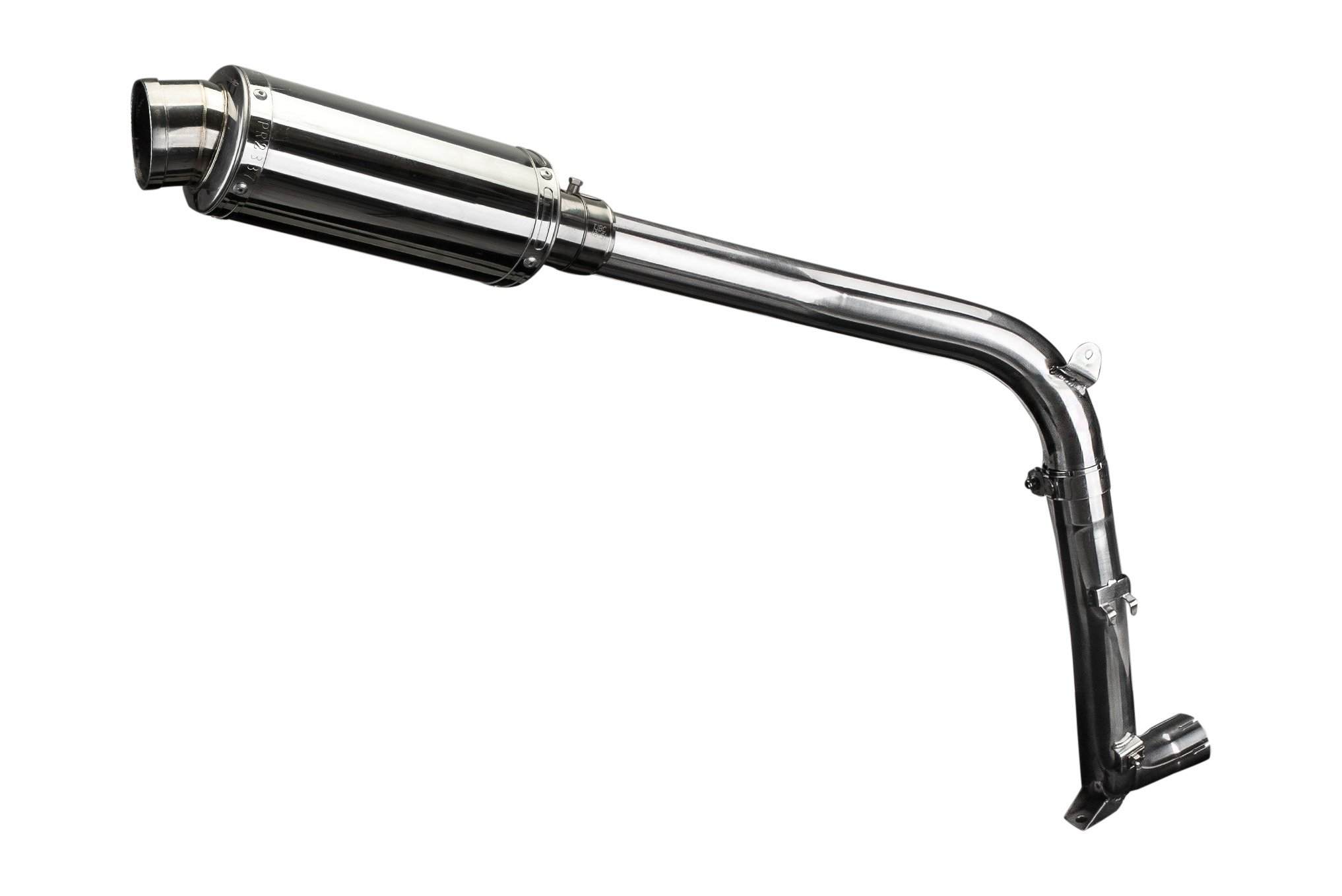 TRIUMPH SPRINT ST 1050 10-14 225MM US70 OVAL STAINLESS EXHAUST SYSTEM ...