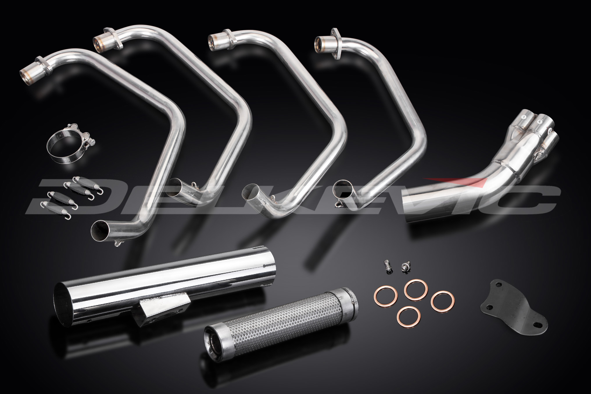 Kawasaki GPZ1100 B1-B2 1981-82 Complete Exhaust 4-1 Stainless